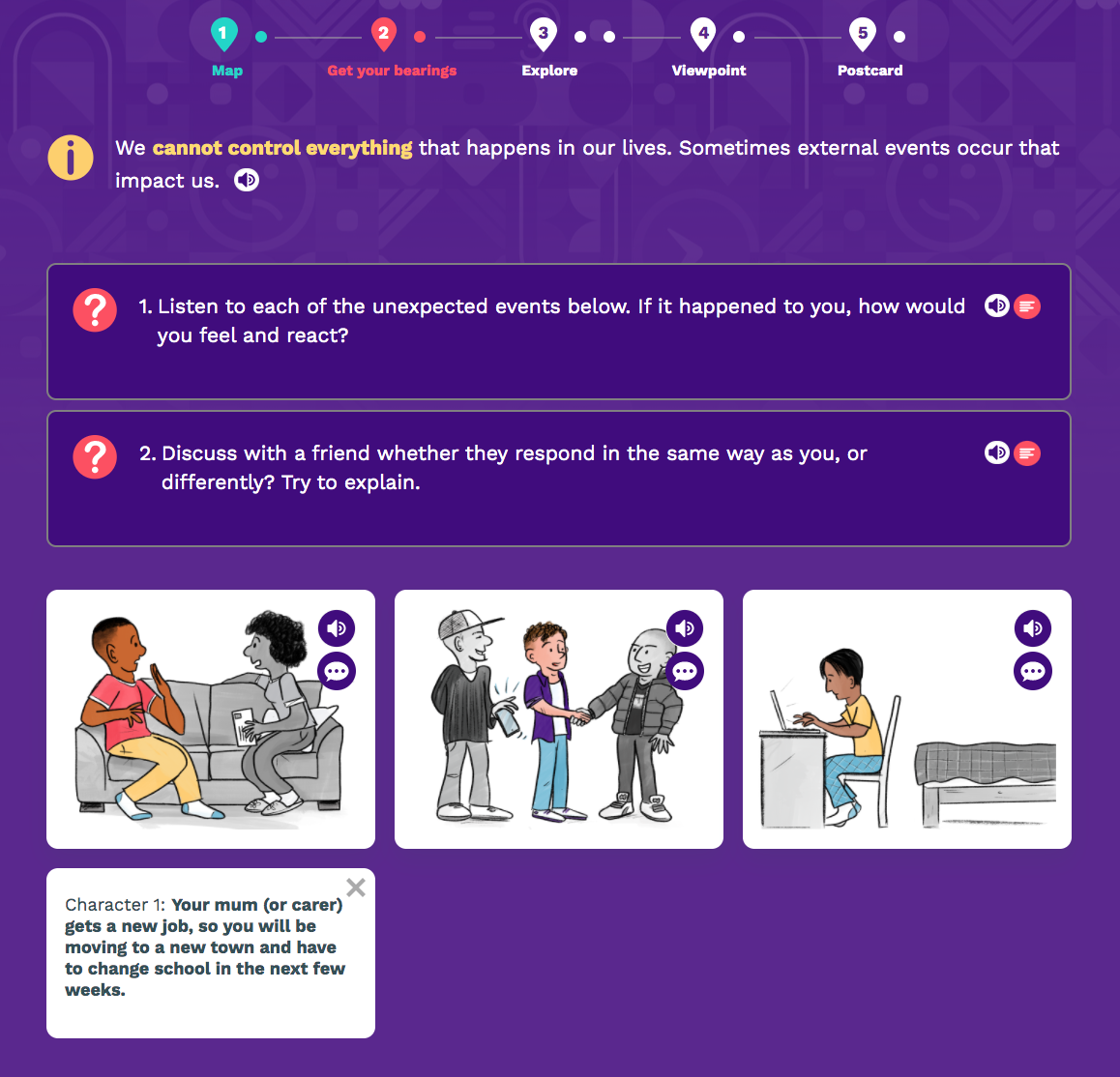 Persona Life Skills - The Unexpected, Get Your Bearings