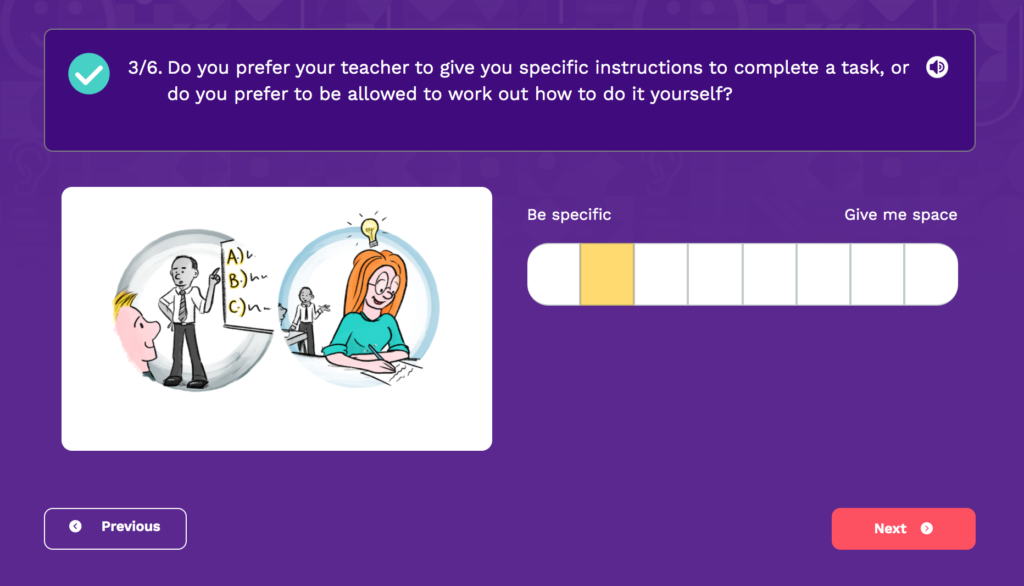 Persona Life Skills - Adaptability question, task instructions