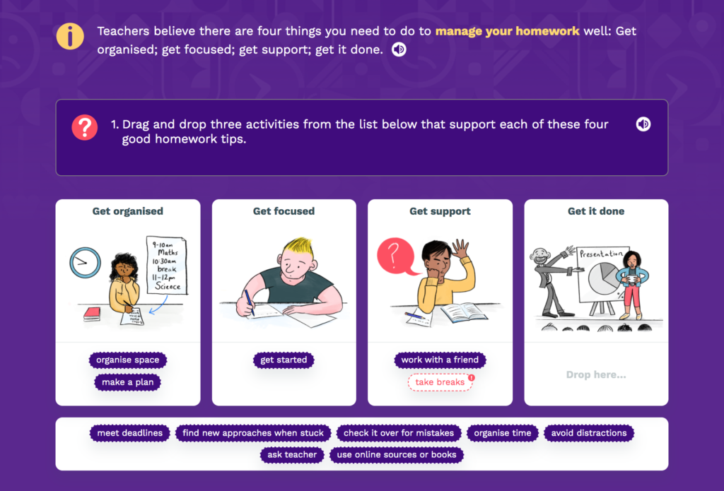 Persona Life Skills - Managing Homework Island, Explore