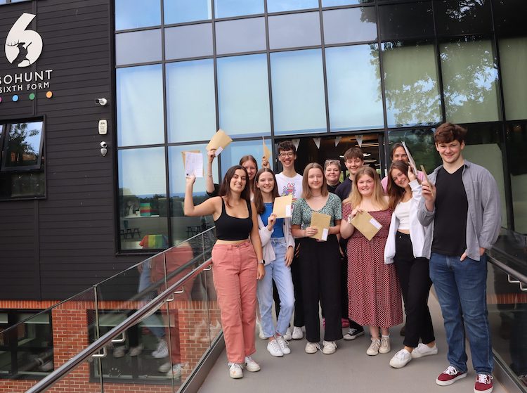 Bohunt A level students