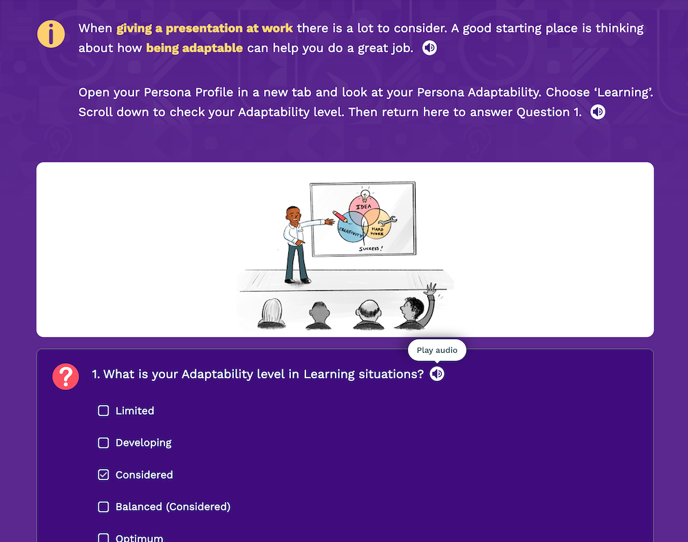 Persona Life Skills - Giving Presentations, Explore 3